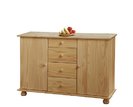 Komoda - Prádelník IA8045, masiv borovica