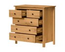 Komoda 5 zásuvková IA8091V, masiv borovica Komoda 5 zásuvková IA8091V, masiv borovica