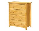 Komoda - 4 zásuvková IA9132, masiv borovica Komoda - 4 zásuvková IA9132, masiv borovica