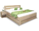 Manželská posteľ s úložným priestorom, bočný výklop LADA 160x210, 160x220