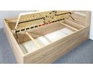 Manželská posteľ s úložným priestorom LADA, 160x210