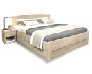 Manželská posteľ s úložným priestorom Maria, bočný výklop, 160x200, 180x200.