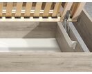 Posteľ jednolôžko s úložným priestorom OTO, bočné vyklápanie