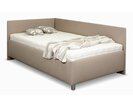 Vyvýšená  čalúnená posteľ s úložným priestorom, 120x200