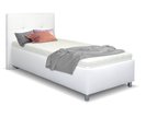 Čalúnená posteľ s úložným priestorom Crissy 90x200, biela