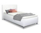 Čalúnená posteľ s úložným priestorom Crissy, 120x200, biela