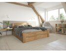 Interiér - posteľ s úložným priestorom ANTONIO, masív buk