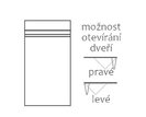 Šatníková skříňa - celošatníková F153, masiv buk Šatníková skříňa - celošatníková F153, masiv buk