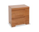 Nočný stolík z masívu, 2-zásuvkový F133 Nočný stolík z masívu, 2-zásuvkový F133