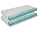 Zdravotný matrac PARTNER BIOGREEN 1+1 zdarma, 20 cm, 130kg, BIO pena - 7 zón