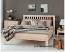 Zvýšená posteľ Lettya, 160x200, masív buk Zvýšená posteľ Lettya, 160x200, masív buk