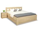 Zvýšená posteľ s úložným priestorom Rocco, 160x200, 180x200, masív buk