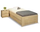 Vyvýšená váľanda s úložným priestorom Rocco, 90x200, 80x200, masív buk
