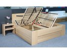 Zvýšená posteľ s úložným priestorom Carmen, 160x200, 180x200, masív buk Zvýšená posteľ s úložným priestorom Carmen, 160x200, 180x200, masív buk