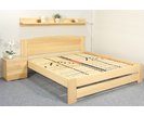 Posteľ z masívu Justina, 140x200, masív buk Posteľ z masívu Justina, 140x200, masív buk