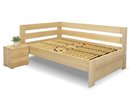 Vyvýšená posteľ Valentin-Ľavá, 120x200 cm, masív buk Vyvýšená posteľ Valentin-Ľavá, 120x200 cm, masív buk