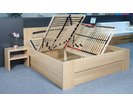 Zvýšená posteľ s úložným priestorom Riči, 160x200, 180x200, masív buk Zvýšená posteľ s úložným priestorom Riči, 160x200, 180x200, masív buk