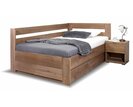 Manželská posteľ s úložným priestorom Valentin pravá