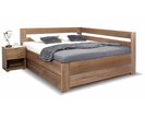 Manželská posteľ s úložným priestorom Valentin Ľavá