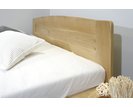 Posteľ jednolôžko s úložným priestorom Justina, masív dub, 120x200