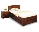 Posteľ z masívu s úložným priestorom Justina, 90x200, masív smrek Posteľ z masívu s úložným priestorom Justina, 90x200, masív smrek