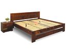 Drevená posteľ s roštmi Jirka, 160x200, 180x200, masív smrek Drevená posteľ s roštmi Jirka, 160x200, 180x200, masív smrek