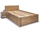 Posteľ s úložným priestorom Mark, 120x200, masív smrek Posteľ s úložným priestorom Mark, 120x200, masív smrek
