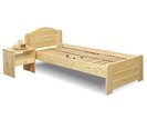 Posteľ jednolôžko LADA, masív borovica