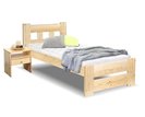 Posteľ jednolôžko Barča, 90x200cm,  masív borovica Posteľ jednolôžko Barča, 90x200cm,  masív borovica