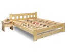 Drevená posteľ dvojlôžko Barča masív borovica Drevená posteľ dvojlôžko Barča masív borovica