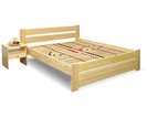 Drevená posteľ dvojlôžko Hanka,  masív borovica Drevená posteľ dvojlôžko Hanka,  masív borovica