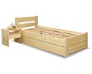 Posteľ s úložným priestorom Hanka, masív borovica, 120x200cm Posteľ s úložným priestorom Hanka, masív borovica, 120x200cm