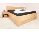 Posteľ dvojlôžko s úložným priestorom K-DESIGN 1, masiv buk