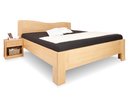 Vysoká manželská posteľ z masivu  K-DESIGN 1, masiv buk
