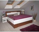 Zvýšená posteľ s úložným priestorom VAREZZA 5 senior 160x200, 180x200, masiv buk, biela