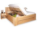 Manželská posteľ s úložným priestorom OLYMPIA 2, masív buk