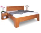 Manželská posteľ z masívu OLYMPIA 3, masív buk, olej čerešňa