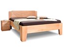 Drevená posteľ z masívu Kleopatra 1, 160x200, 180x200, masív buk