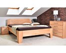 Drevená posteľ z masívu Kleopatra 1, 160x200, 180x200, masív buk
