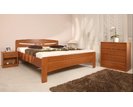 Drevená manželská posteľ z masívu EVITA 6, masív buk