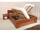 Posteľ dvojlôžko s úložným priestorom VAREZZA 6B, masiv buk