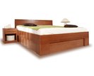 Posteľ dvojlôžko s úložným priestorom VAREZZA 6B, masiv buk