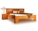 Manželská posteľ z masívu VAREZZA 5, masív buk - olej čerešňa