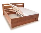 Vysoká drevená posteľ s úložným priestorom VAREZZA 1, masiv buk