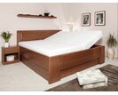 Manželská posteľ s úložným priestorom DELUXE 3, masív buk
