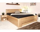 Posteľ z masivu s úložným priestorom DELUXE 2, masiv buk