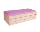 Vyvýšená posteľ s úložným priestorom BETA, 90x200cm Vyvýšená posteľ s úložným priestorom BETA, 90x200cm