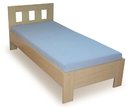 Zvýšená jednolôžková posteľ z lamina MALAGA Zvýšená jednolôžková posteľ z lamina MALAGA