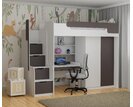 Multifunkčná poschodová posteľ Dori, lamino biela/grafit Multifunkčná poschodová posteľ Dori, lamino biela/grafit