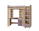 Multifunkčná posteľ Kity, lamino dub sonoma-fialová Multifunkčná posteľ Kity, lamino dub sonoma-fialová